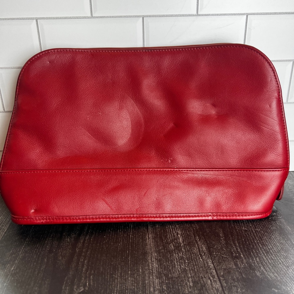 Red Leather Bag Coach